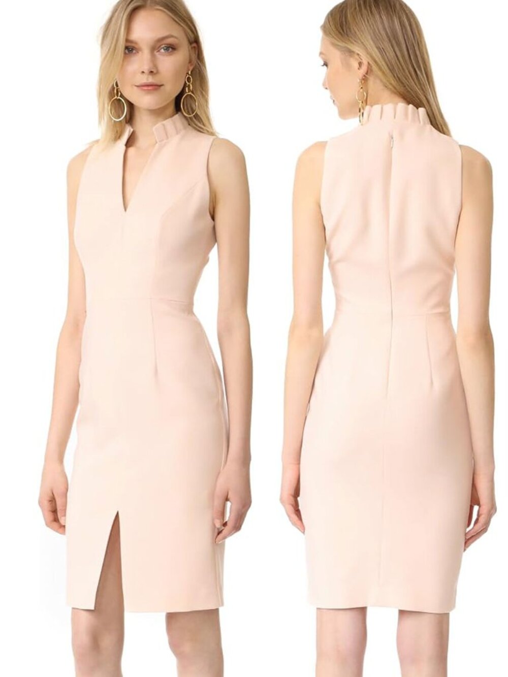 Black Halo Antoinette Sleeveless Sheath Dress 10